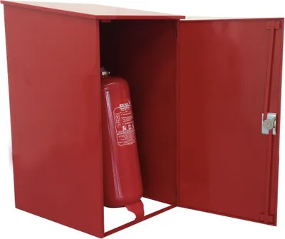 Produktbild von Schutzschrank Schrank für fahrbare 50kg Feuerlöscher  700 x 1.200/1.300 x 800 mm
