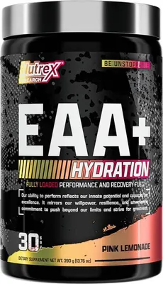 Produktbild von Nutrex Research EAA+ Hydration (30 serv) Pink Lemonade - Aminosäuren - EAA