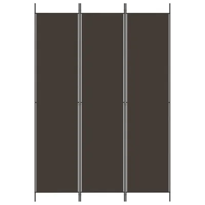 Produktbild von "Winterschlussverkauf " 3-tlg. Paravent Raumteiler Elegantes Design - Trennwand/Sichtschutz - Braun 150x220 cm Stoff NeuMöbel 5845673