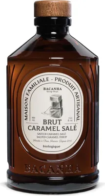 Produktbild von Bacanha Sirop Brut de Caramel Salé 400ml – -Salted Caramel Sirup