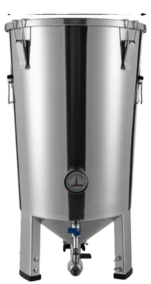 Zdjęcie produktu dla Zestaw do fermentacji, pojemność 32 l, system kontroli temperatury, srebrny