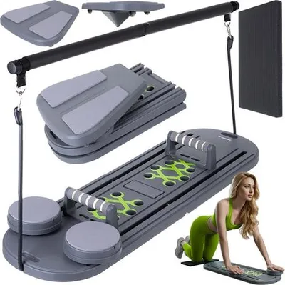 Image de Planche de Pilates avec poignées, 97 x 35 cm, pour le fitness à domicile