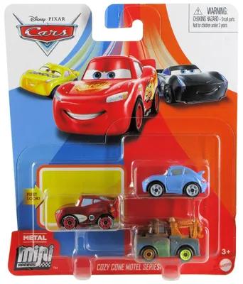 Produktbild von Disney Pixar Cars GKG65, Fahrzeug-Set, 3 Jahr(e), Metall, Kunststoff, Mehrfarbig