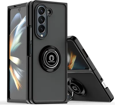 Image de Étui de protection en TPU + PC pour Samsung Galaxy Z Fold6, motif Shadow, noir
