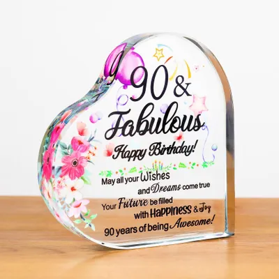 Image de Verre à liqueur pour un cadeau d'anniversaire (90 ans) pour femmes