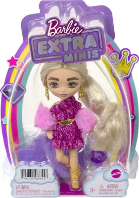 Obrázok produktu pre Barbie extra minis - blondýnka s korunkou HJK67