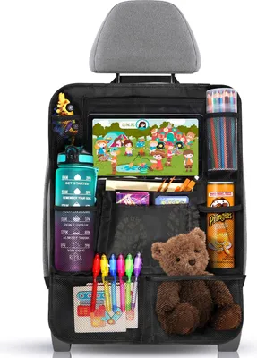 Produktbild von Autokindersitz Organizer 10 Fach schwarzes Kunststoff