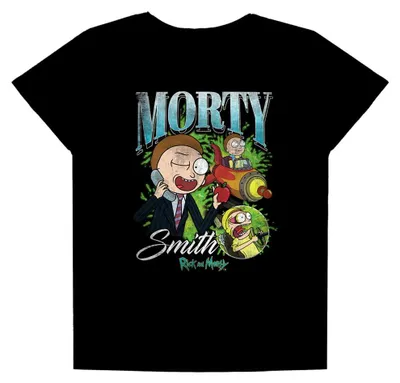 Immagine prodotto di Maglietta da donna "Morty Smith" di Rick and Morty, modello TV43172 (taglia XXL), colore nero