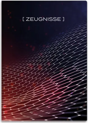 Produktbild von itenga Zeugnismappe Motiv High Tech Hexagonal DIN A4
