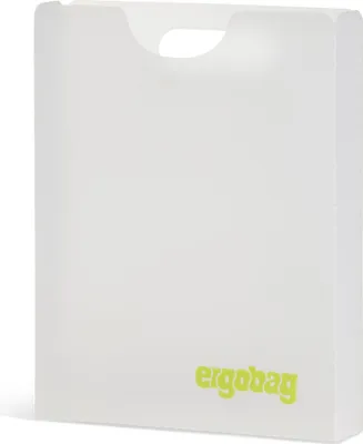 Produktbild von ergobag Heftebox DIN A4 inkl. Griff für mehr Ordnung im Schulranzen, durchsichtig und stabil transparent - Transparent