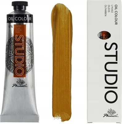 Obrázok produktu pre Olejová farba 120ml Phoenix okrová žltá - 676