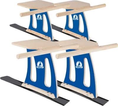 Produktbild von SkiRodel FAMILY SkiBock Bausatz XL Race Schlitten Schnee Rodel Winter Bastelset - Groesse: 1x RACE  1x XL