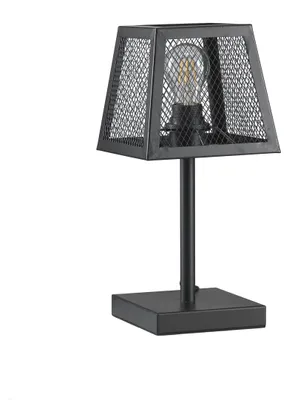 Obrázok produktu pre Stolná lampa s päticou E27, 22 W, čierna, 18 x 18 x 40 cm