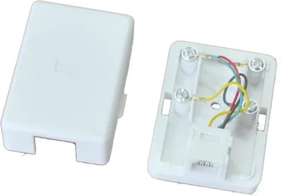 Obrázek produktu pro Alantec GN009, RJ11, Bílá, Samice, Přímý, Cat3, 1 kusů
