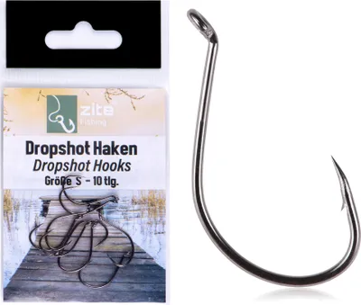 Produktbild von Zite Fishing Dropshot Haken Set Größe S 10 tlg.