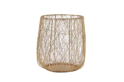Produktbild von Windlicht Rasteli Metall Gold D 31 cm H 33