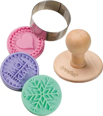 Productafbeelding van trodat 204905, trodat "Cookie Stamp" set van koekjestempels, 5-delig
