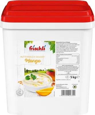 Image de Dessert au babeurre à la mangue Frischli délicieux et crémeux 5000g