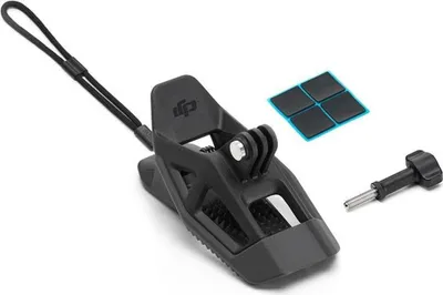 Productafbeelding van DJI Osmo bevestigingsclip voor helm, kinband