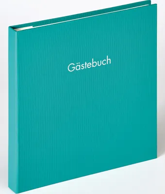 Produktbild von Walther, GB-206-K,Gästebuch Fun, 26x25 cm, petrolgrün