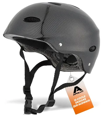 Produktbild von Apollo Skatehelm - Dark Carbon -L/XL - SW001