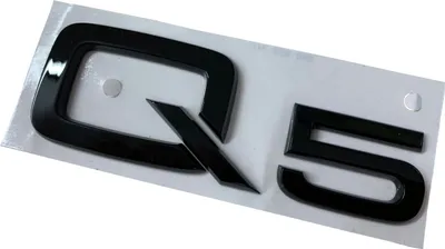 Image de Original Audi Q5 Black Edition Emblème Logo Noir Q5 8R FY