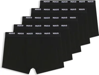 Produktbild von HUGO 5er-Pack Boxershorts aus Baumwollstretch, Schwarz S