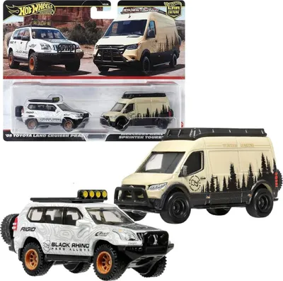 Produktbild von Mercedes-Benz ST + Toyota LC Prado | Hot Wheels Premium Fahrzeuge