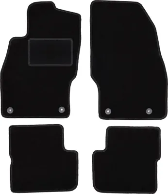 Produktbild von schwarze Velours-Fußmatten für: Opel Corsa D Fließheck 2006-2015