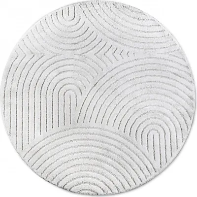 Obrázek produktu pro 200x200 (průměr) kruh Kusový koberec New York 106203 White kruh
