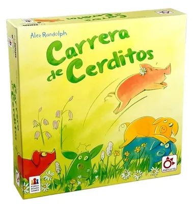 Imagen del producto de Juego de mesa "Mercurio Carrera de Cerditos", color amarillo. Para niños, color amarillo, talla única