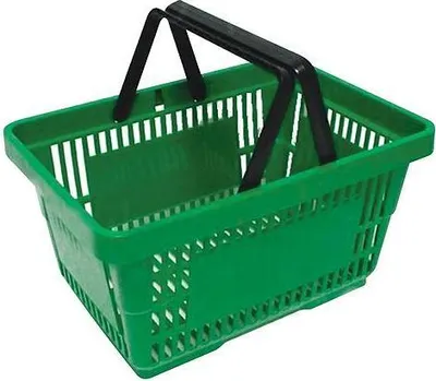 Immagine prodotto di Cesto Racks Shopper, 20 lit., verde, per la spesa