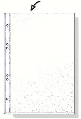 Immagine prodotto di HETZEL Copertina per opuscoli economici, A6, PP, grana, 0,075 mm piano aperto, perforazione: 80-27-47-27, con bordo perforato rinforzato (22318690)