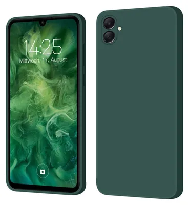 Produktbild von Hülle für Samsung Galaxy A05 Case Cover Bumper Smartphone Softgrip Schutzhülle Farbe: Grün