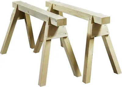 Produktbild von 1 Paar Gerüstbock Arbeitsbock Profi-Holzbock Zimmererbock Stützbock Holzböcke