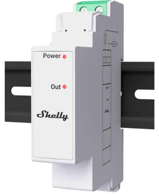 Imagen del producto de Shelly · Pro · "Pro 3EM" · Contador de energía eléctrica · Incluye 3 terminales · Función de medición · Wi-Fi