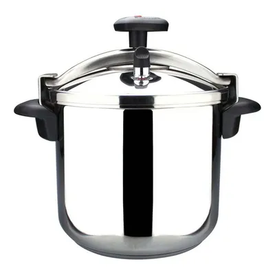 Produktbild von Magefesa Star 10.5 Qt, 10 l, Keramik, Gas, Halogen, Induktion, Versiegelte Platte, Schwarz, Edelstahl, Edelstahl, 1 Stück(e)