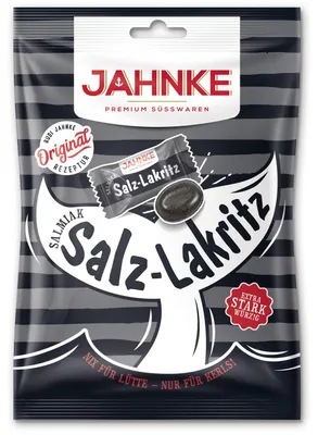 Productafbeelding van Jahnke Salmiak: Zout-lakritz, 21 stuks, 125g