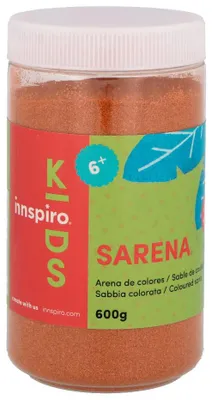 Immagine prodotto di INNSPIRO, sabbia colorata marrone, 600 g, ideale per decorazioni e lavori manuali