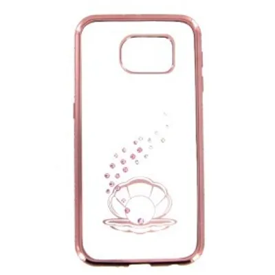 Produktbild von TPU Handyhülle für Samsung S6 Seashell - Rosegold Schutz Tasche