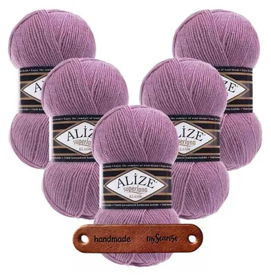 Produktbild von 5 x ALIZE Superlana Klasik 28 mit Label