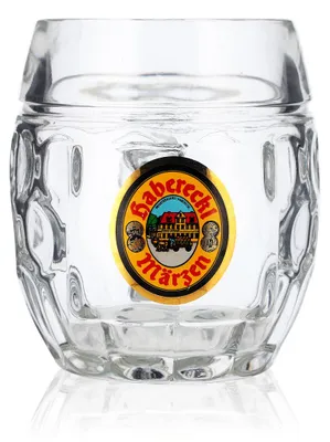 Produktbild von Habereckl Bier Glas Gläser 0,4l Krug Bierkrug Bierseidel "Märzen"