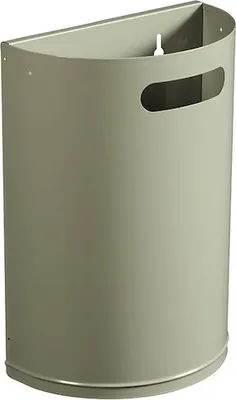 Rossignol Arkea robuster und abnehmbarer Abfallkorb 20 Liter zur Wandmontage