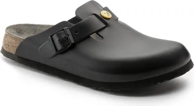Produktbild von Birkenstock Boston ESD Pantolette schwarz normale Weite Gr. 46