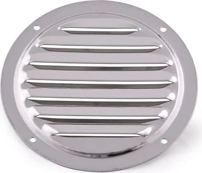 Produktbild von Lüftungsblech Edelstahl 125 mm, für Abluft / Motorenentlüftung