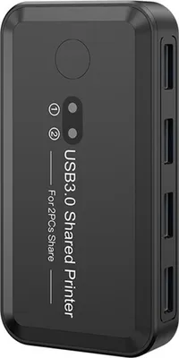 Zdjęcie produktu dla Przełącznik USB 3.0 2 komputery współdzielą 4 USB dla PC Laptop Klawiatura Szybka prędkość transferu danych