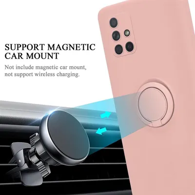 Produktbild von Cadorabo Hülle für Samsung Galaxy A51 4G / M40s Schutz Hülle in Rosa Handyhülle TPU Etui Case Cover