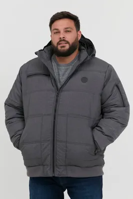 Produktbild von BLEND BHBoris Boris Herren Winterjacke Big & Tall Herrenjacke Jacke Große Größen bis 6xl Kapuze Reißverschlusstaschen Regular fit