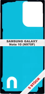 Produktbild von 5x Samsung Galaxy Note 10 N970F Akkudeckel Klebefolie Kleber Backcover Rahmen Batterie Glue
