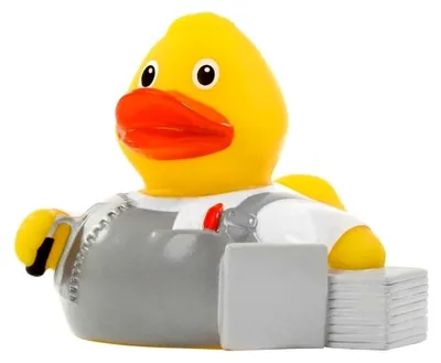Produktbild von Fliesenlegerente - Badeente - Berufsente - ca. 8 cm groß